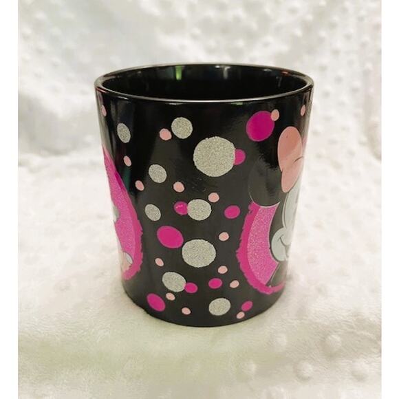 Disney Retro Minnie Mouse Bubbles & Glitter 20oz Large Coffee Mug-NEW - Picture 4 of 6